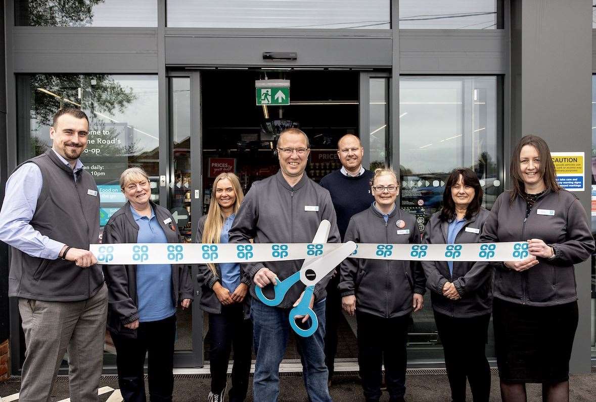 The new Co-op in Littleton Road, New Romney, opened yesterday. Pictures: Matt Bristow