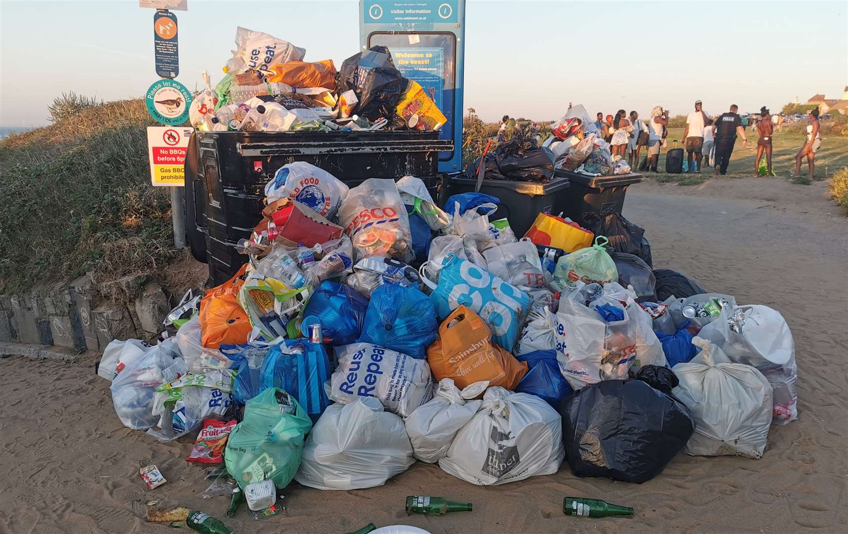 Rubbish is a by-product of popularity - but it costs to clear it up