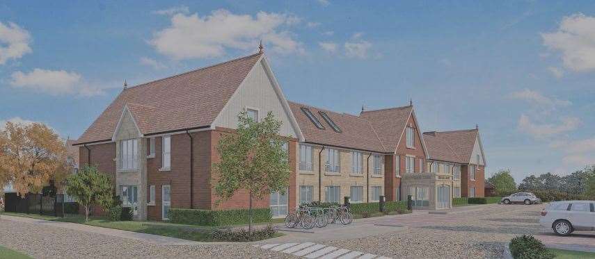 Plans have been approved to turn the former Smiths Medical centre in Fort Road, Hythe into 86 homes and a 66-bed care home. Picture: New Roddy Homes