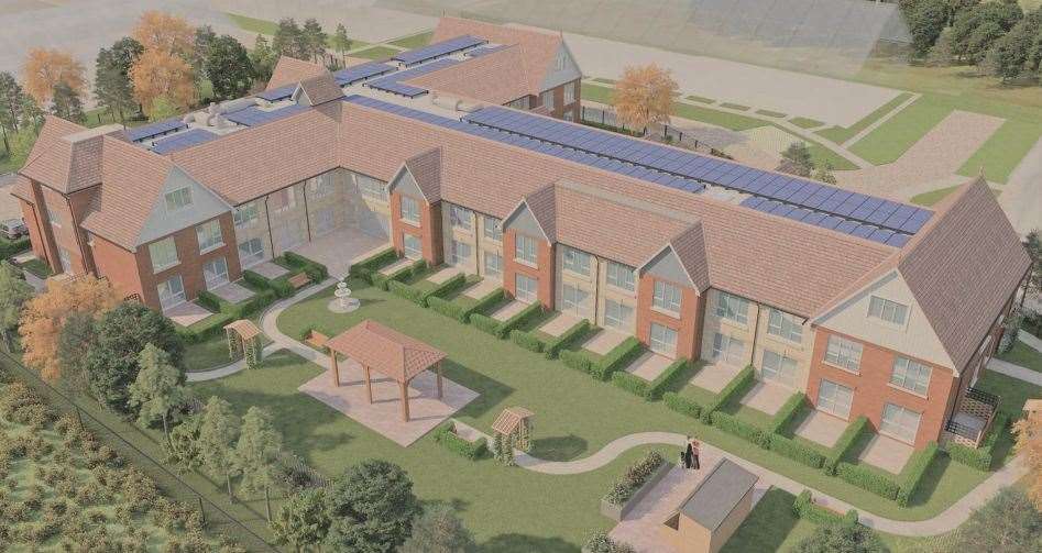 CGI showing how the new 66-bed care home could look. Picture: New Roddy Homes