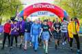 Streets turn tartan as fundraisers stride out on kiltwalk