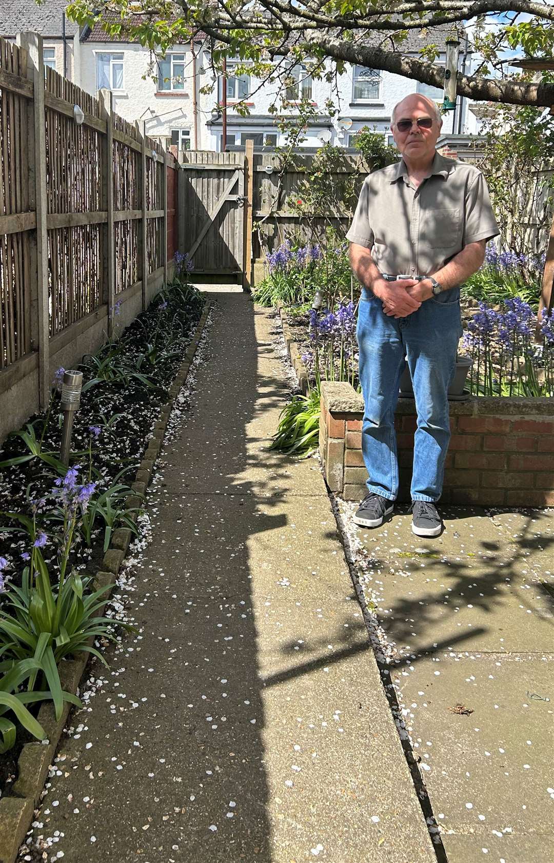 Alan Smyth is fighting for grant to make his garden accessible for his disabled wife