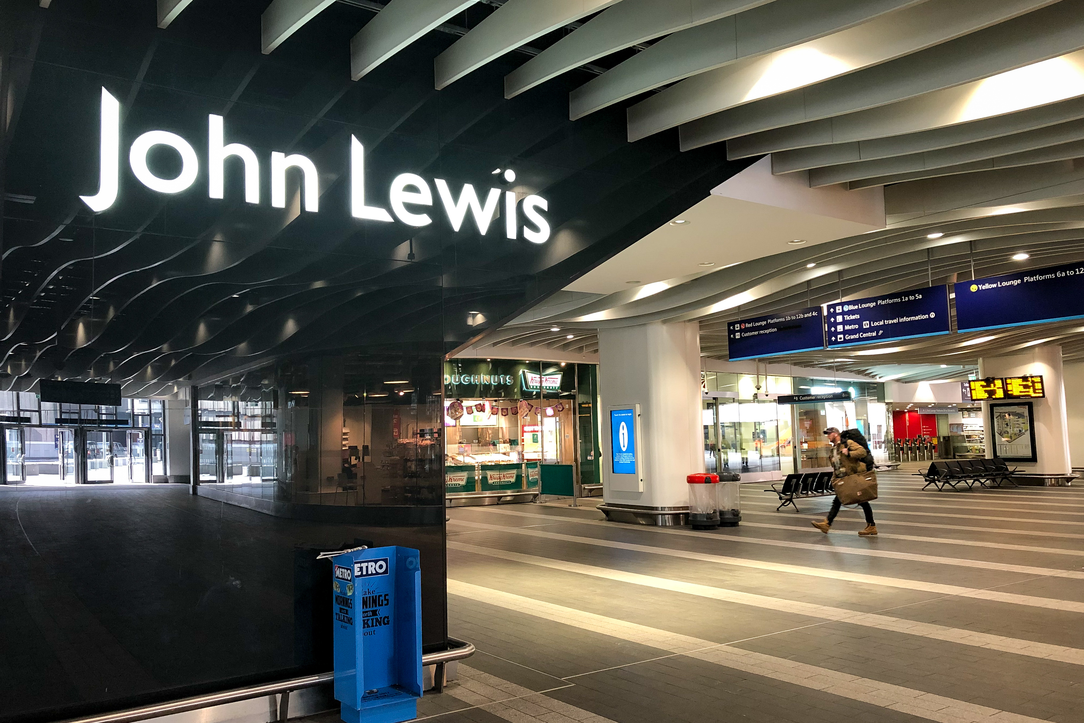 John Lewis sales plunge as online growth fails to offset shop closures
