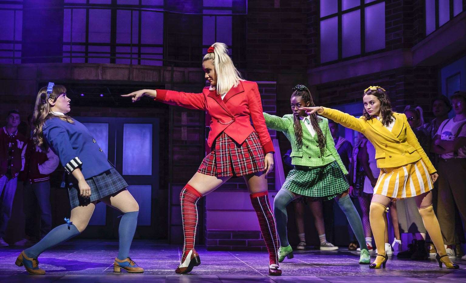 Dark comedy Heathers has been reimagined as a musical. Picture: Pamela Raith