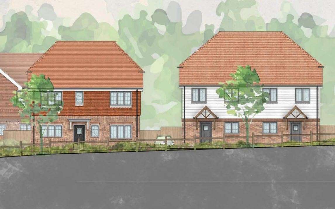 How the homes could look in Challock. Picture: Clarendon Homes