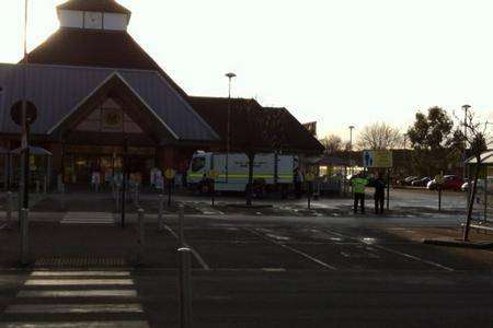 Morrisons supermarket evacuated after suspicious package reported.