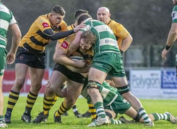 Match action in Guernsey. Picture: Phillipa Hilton