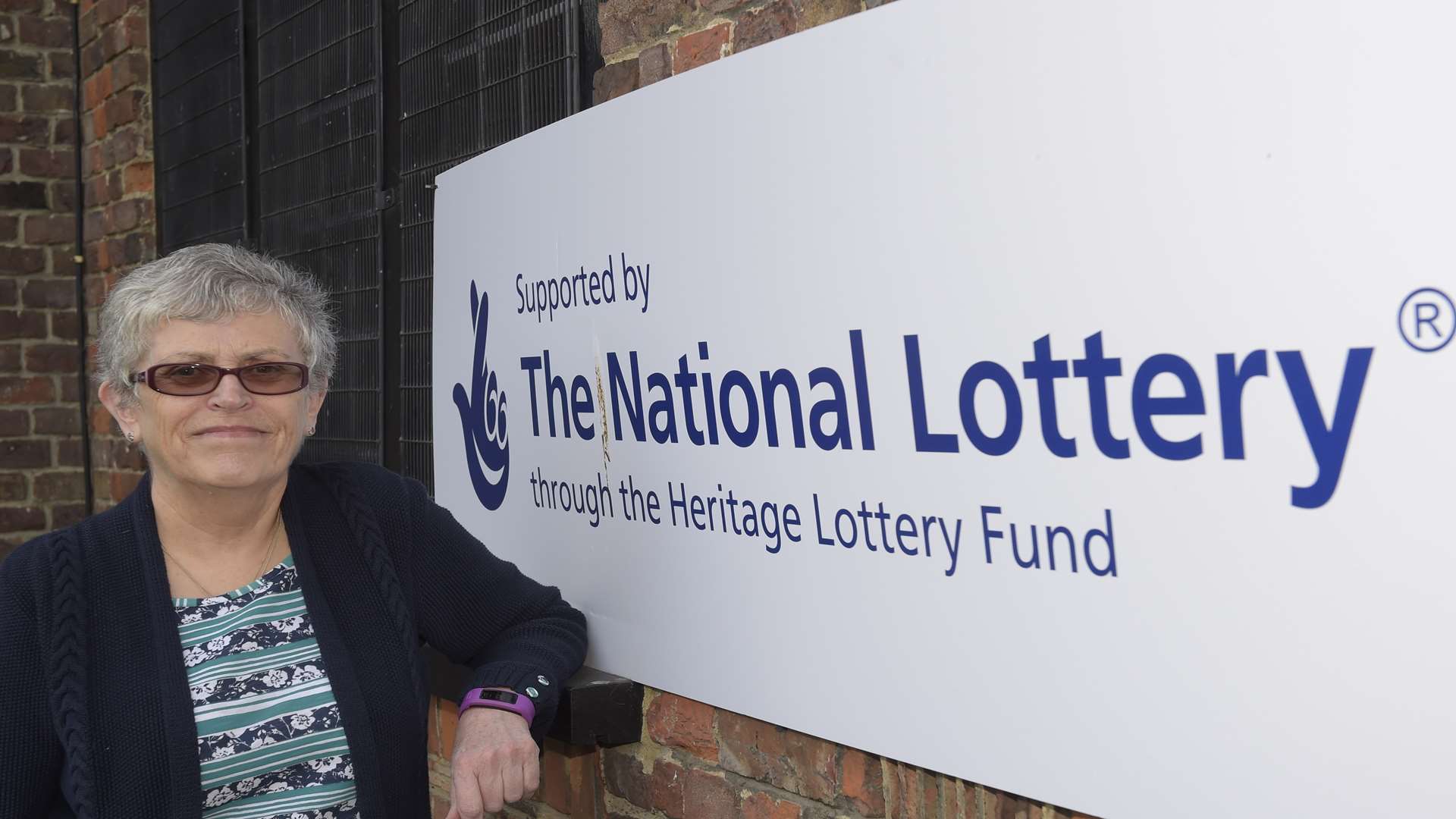 Sandwich Guildhall Museum, boosted by Lottery grant. Pictured is curator Linda Elliott.