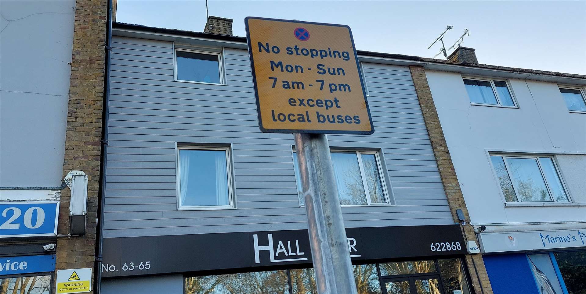New restrictions stop people parking between 7am and 7pm