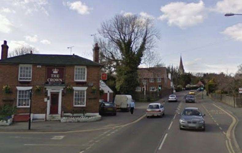 A man was seriously injured after being hit by a car in Ashford Road, Tenterden. Picture: Google