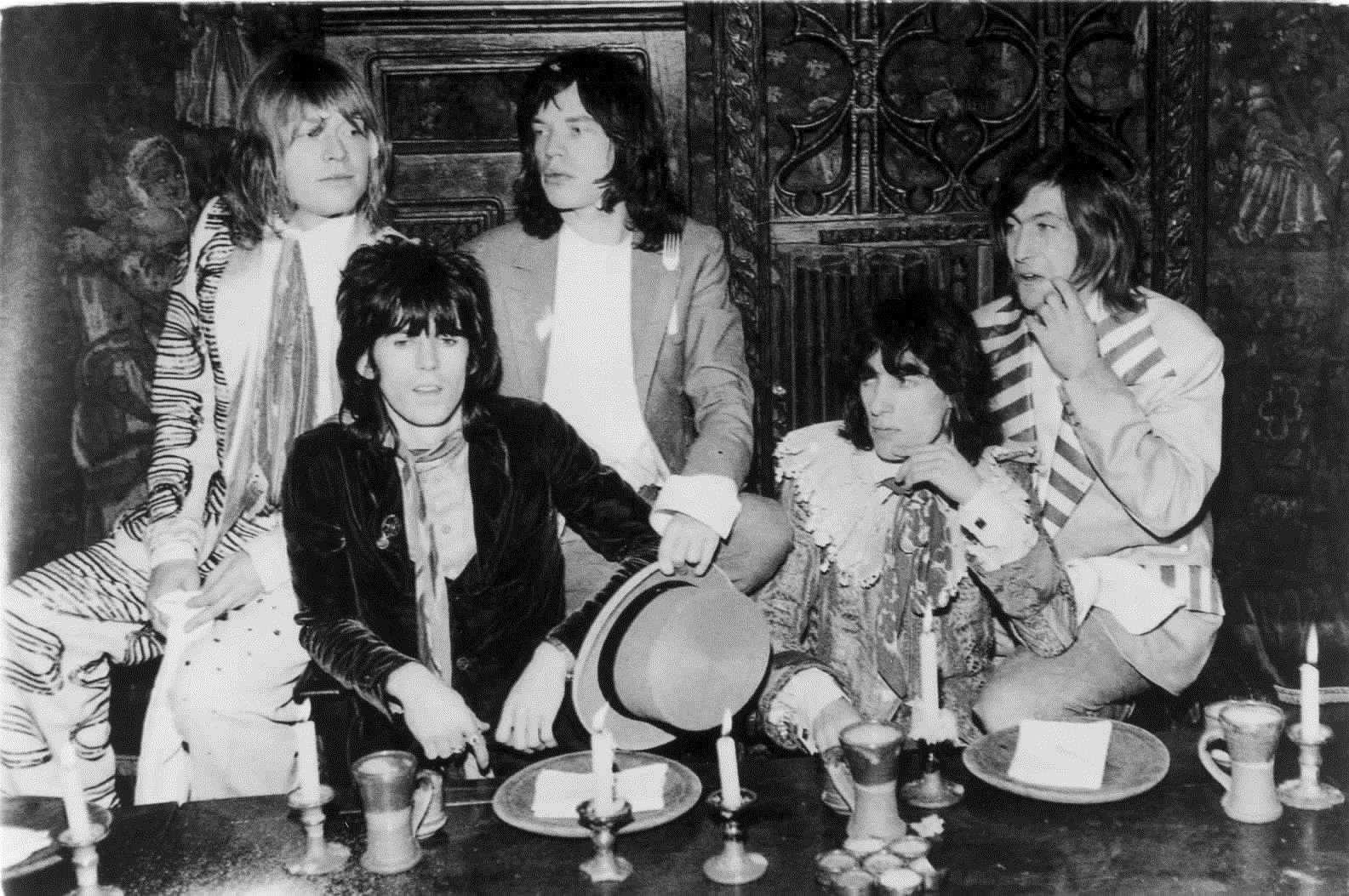 The Rolling Stones, (left to right) Brian Jones, Keith Richards, Mick Jagger, Bill Wyman and Charlie Watts