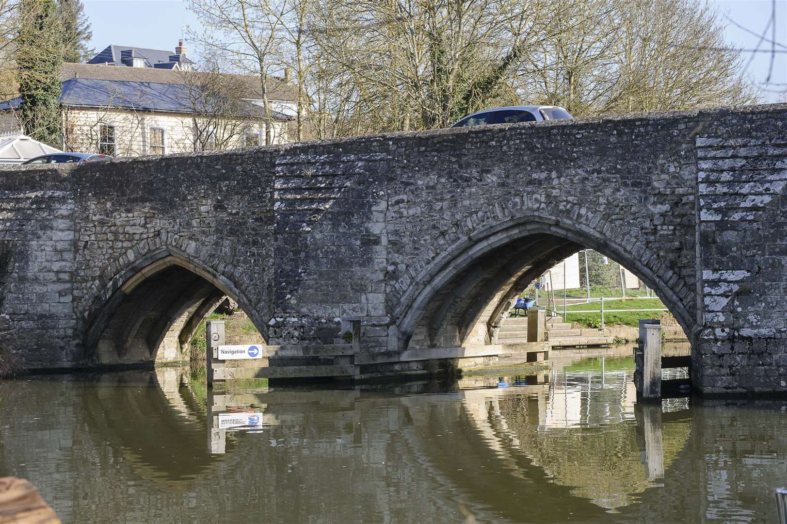 East Farleigh Bridge will be off limits until October. Picture: Andy Payton
