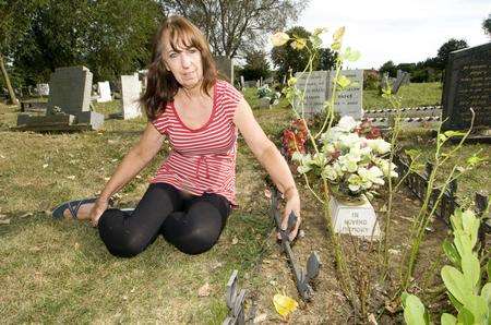 Margaret Collins, who has her mum and aunty buried at Sheppey Cemetery.