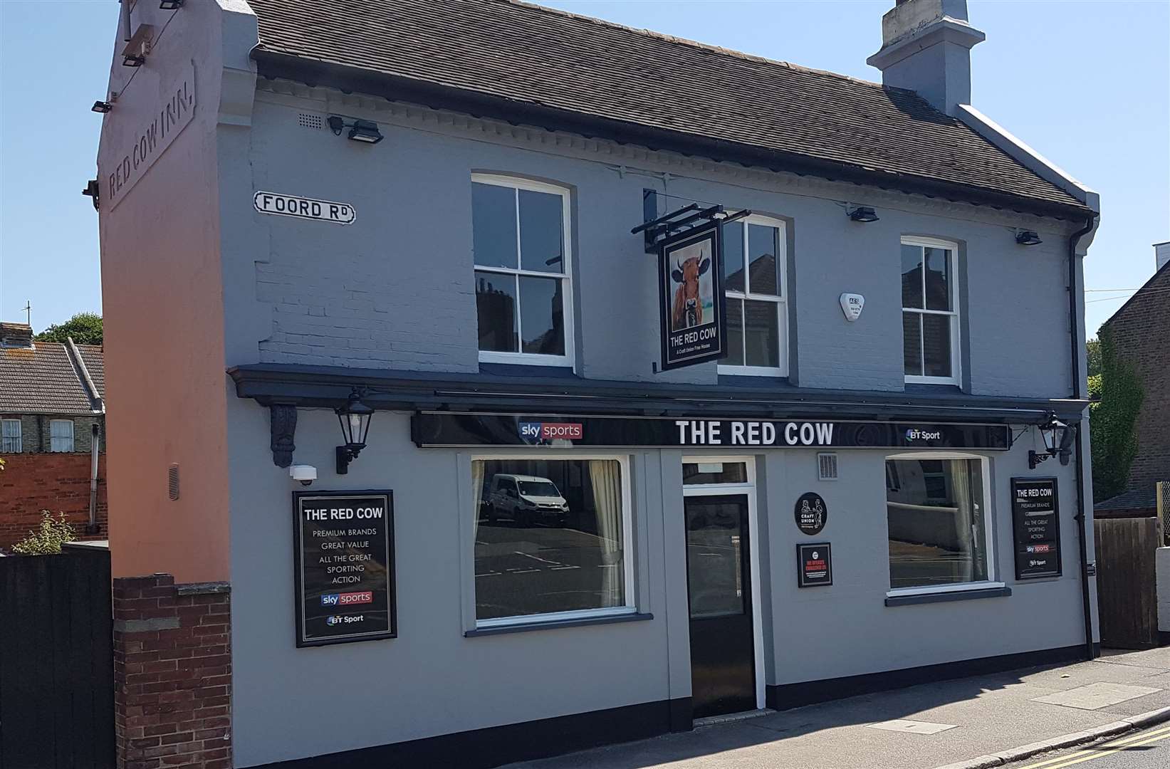 The Red Cow pub has re-opened with a new look