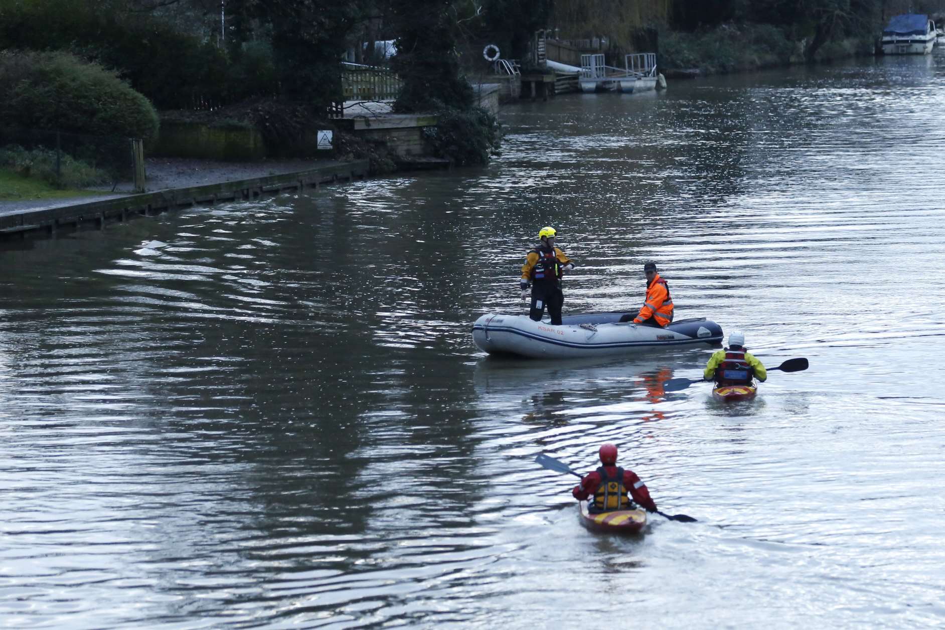Kent Search and Rescue have been searching the River Medway since Mr Lamb's disappearance