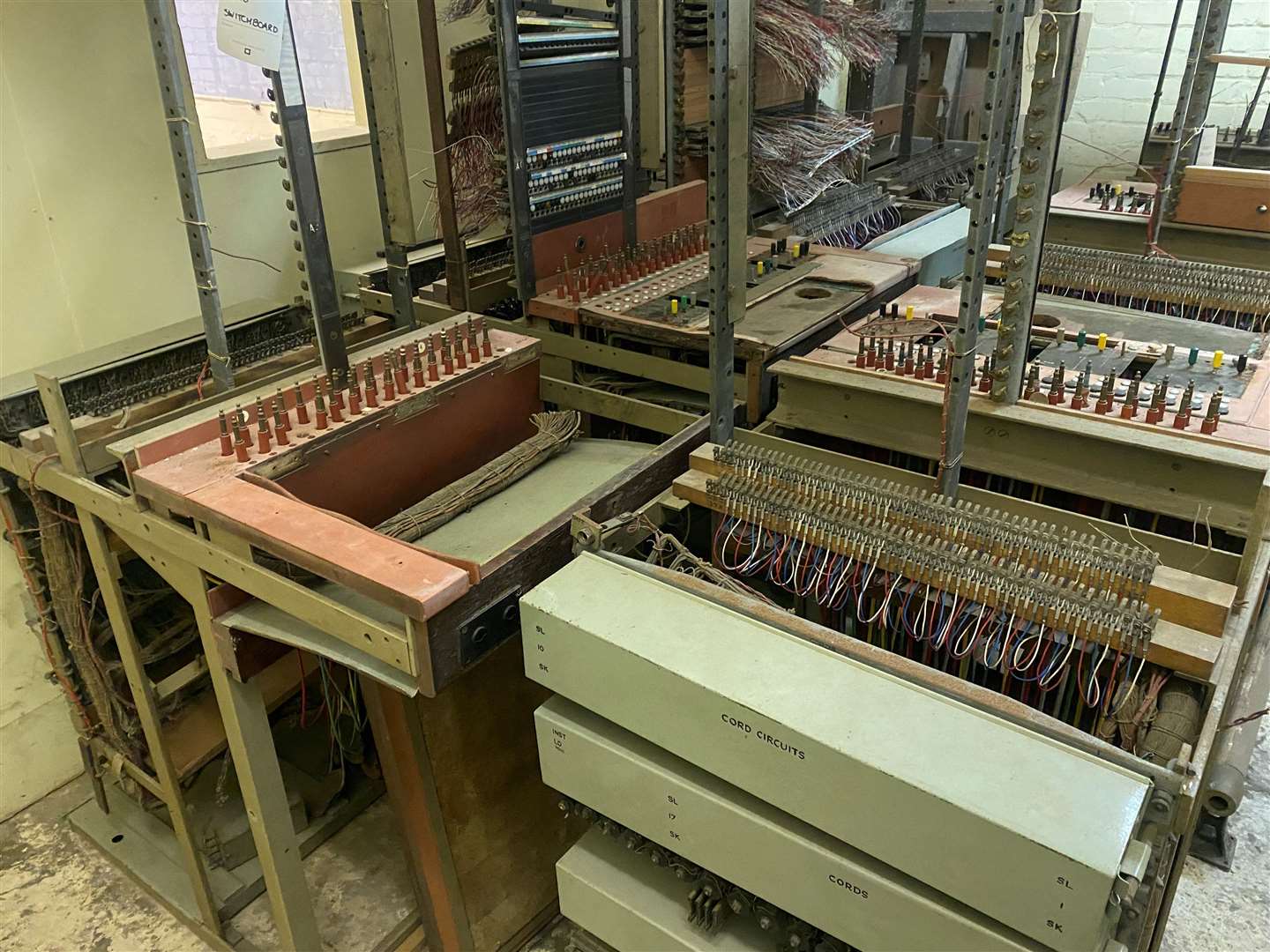 Switchboards have been stuck down in Dumpy since the Second World War