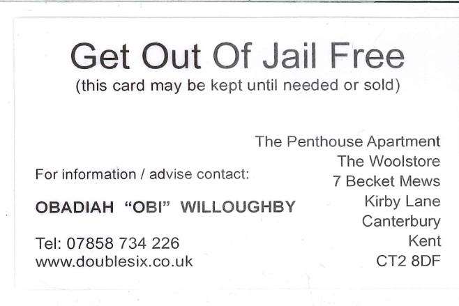 Willoughby's 'get out of jail free' card