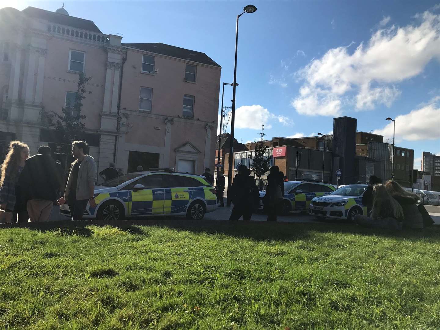 Emergency services have been called to The Pentagon Centre, Chatham. Picture: Bliss Nayler