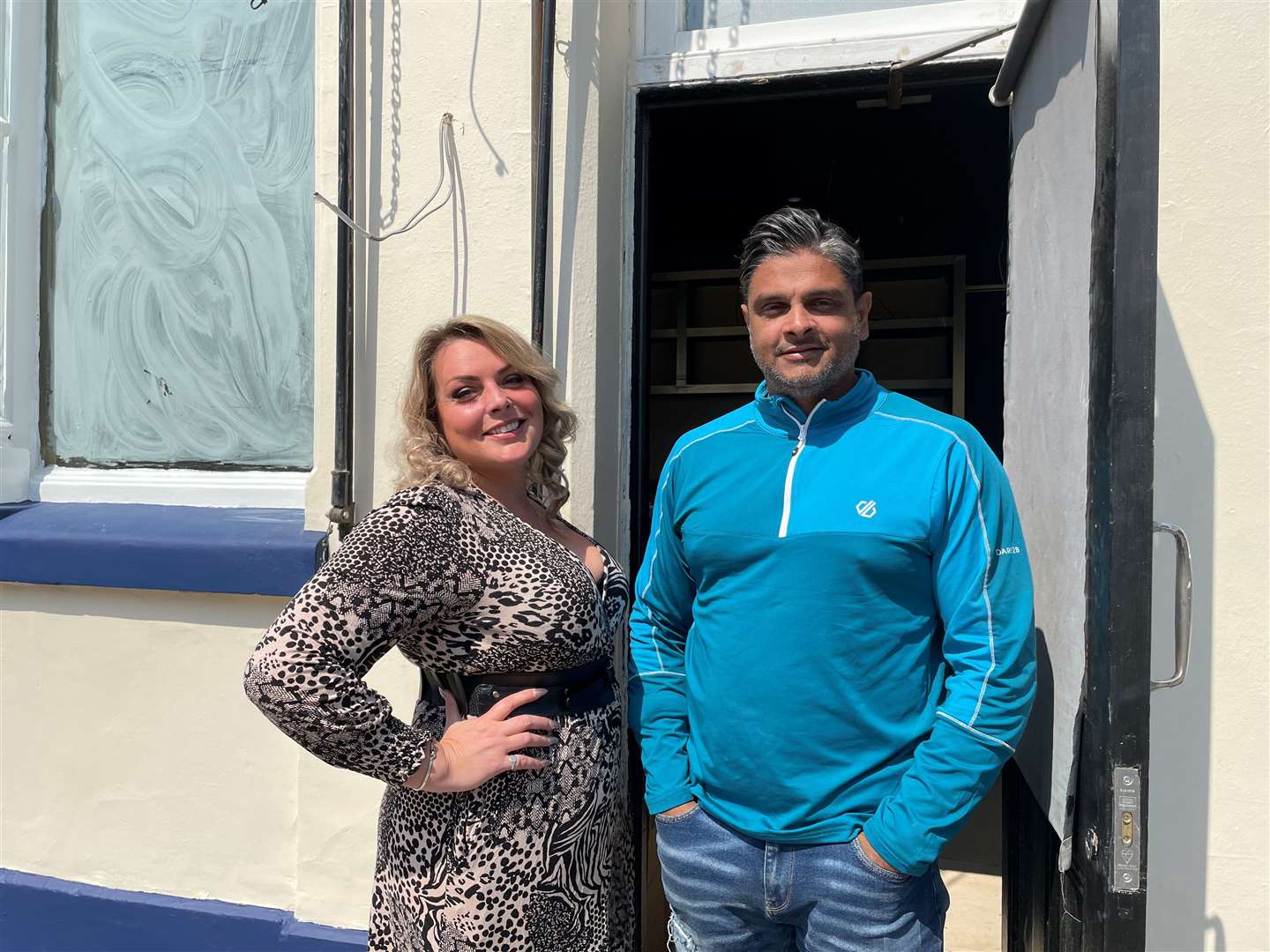 From left: Manager Esther Larney and owner Steve Basi