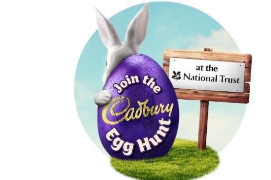 Egg hunt advertising omits the word Easter Credit: Cadbury