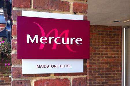 Mercure Maidstone signage