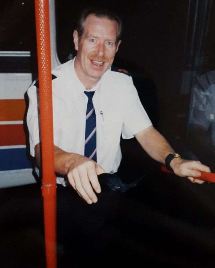 Bus driver Mr Hayes who died last year. Picture: Stagecoach South East