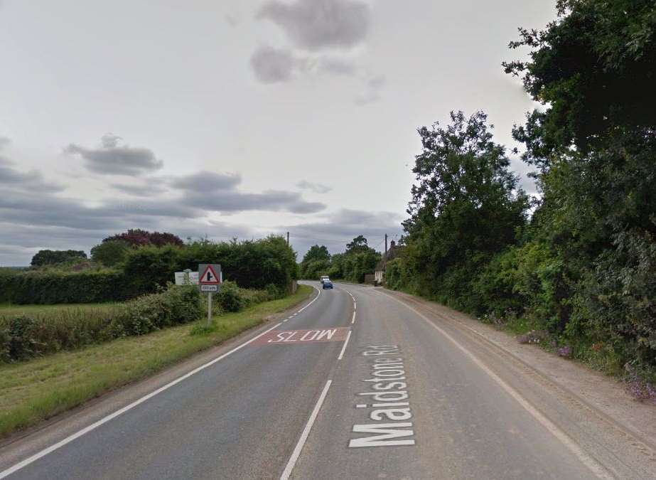 Maidstone Road, near Hadlow. Picture: Google Maps