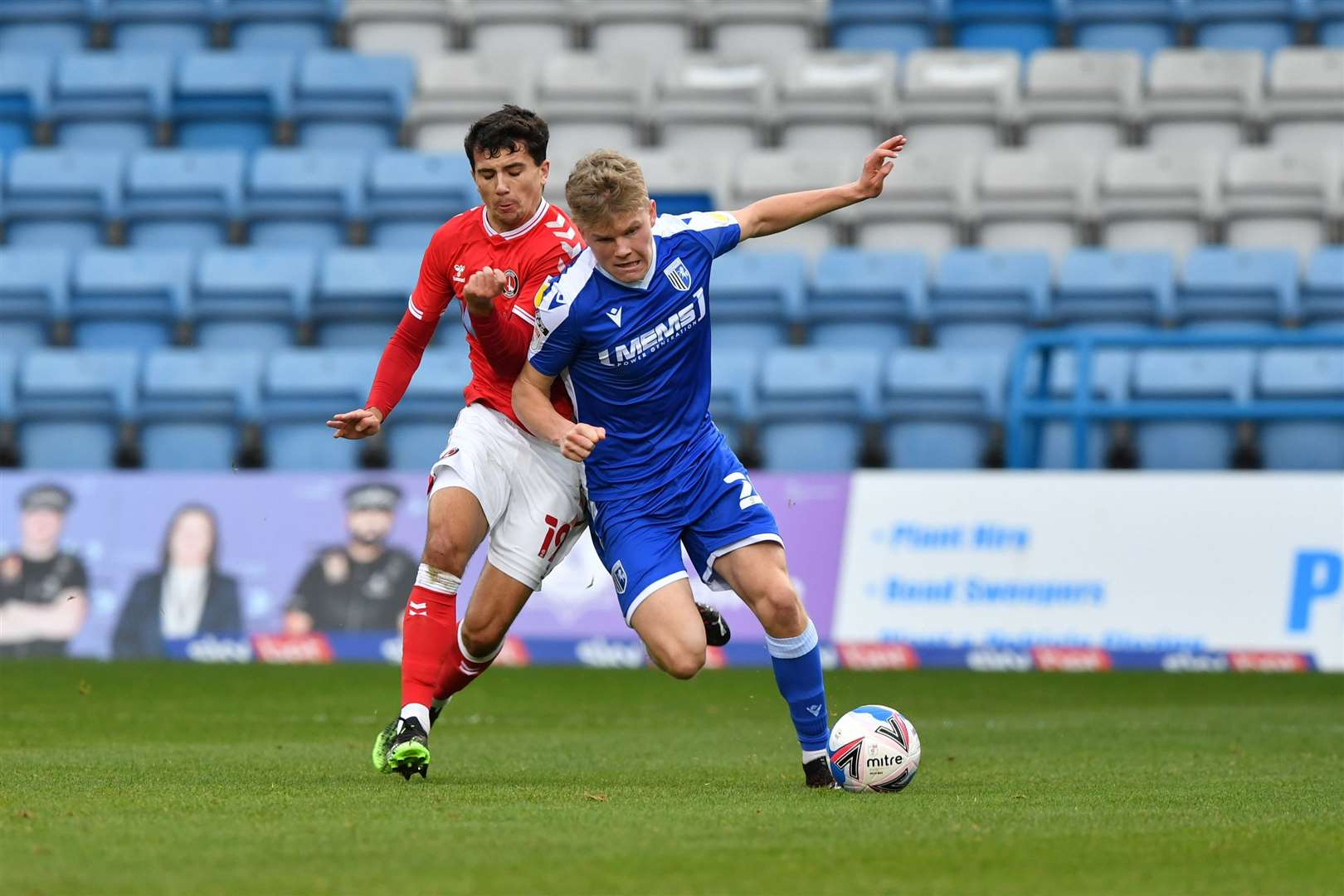 Scott Robertson played for the Gills on Saturday against Charlton but was left out in the week Picture: Keith Gillard