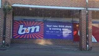 B&M is opening at the Rainham Shopping Centre next Thursday