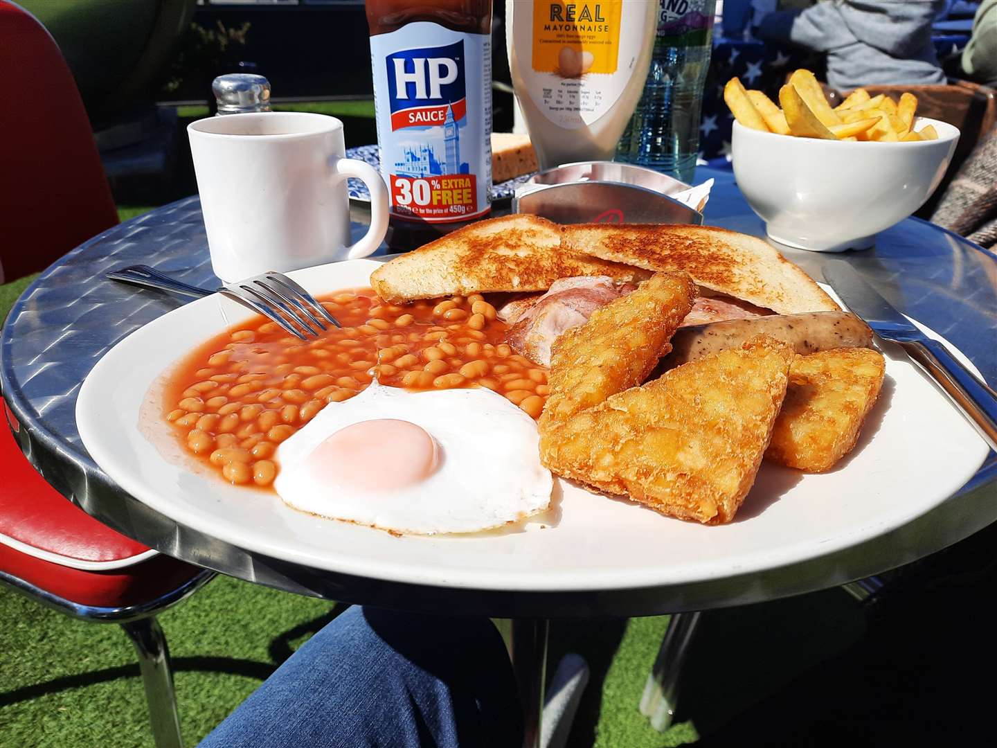 Jack's fry-up from the Airport Café near Ashford