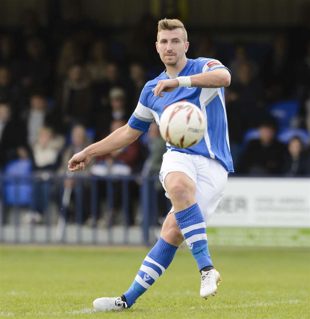 Tom Phipp with former club Tonbridge Angels Picture: Andy Payton