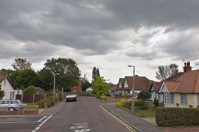 The incident took place in Queen's Road, Tankerton. Pic: Google Street View (9322093)