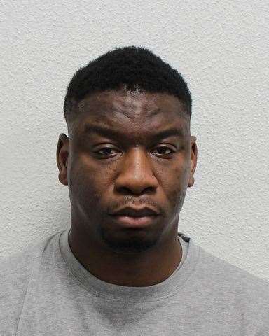 Clive Tebu, 31, from Bexley, was jailed for a number of offences including owning a firearm, dangerous driving and evading police. Picture: Met Police