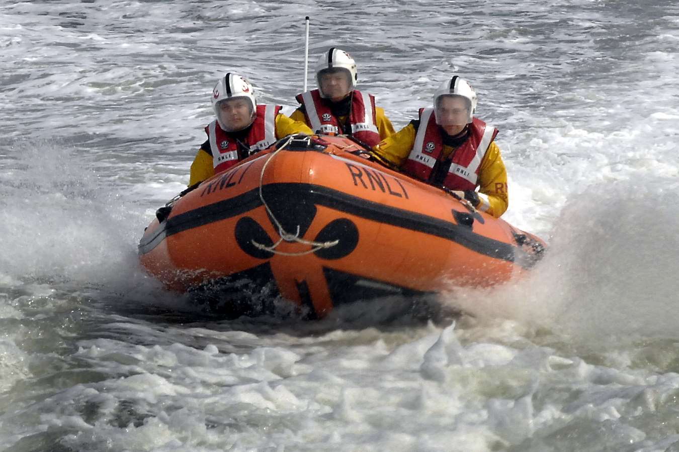 Sheerness RNLI Inshore Lifeboat crew.