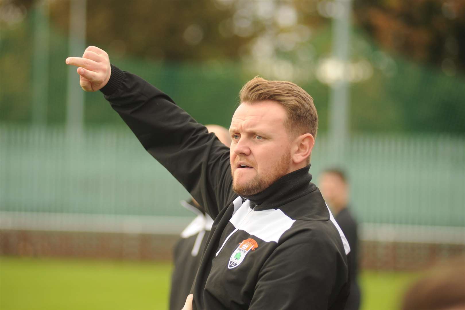 Lordswood manager Richard Styles Picture: Steve Crispe