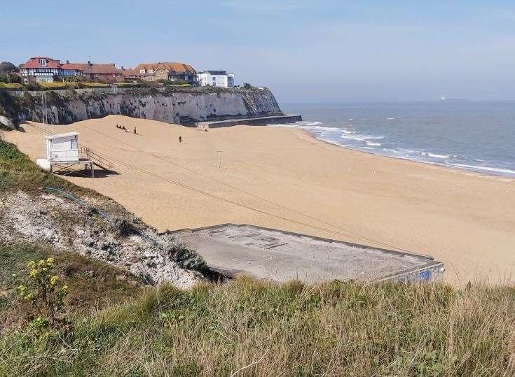 A family were spotted on Joss Bay in Broadstairs over the four day weekend. Picture: Kent Police Thanet