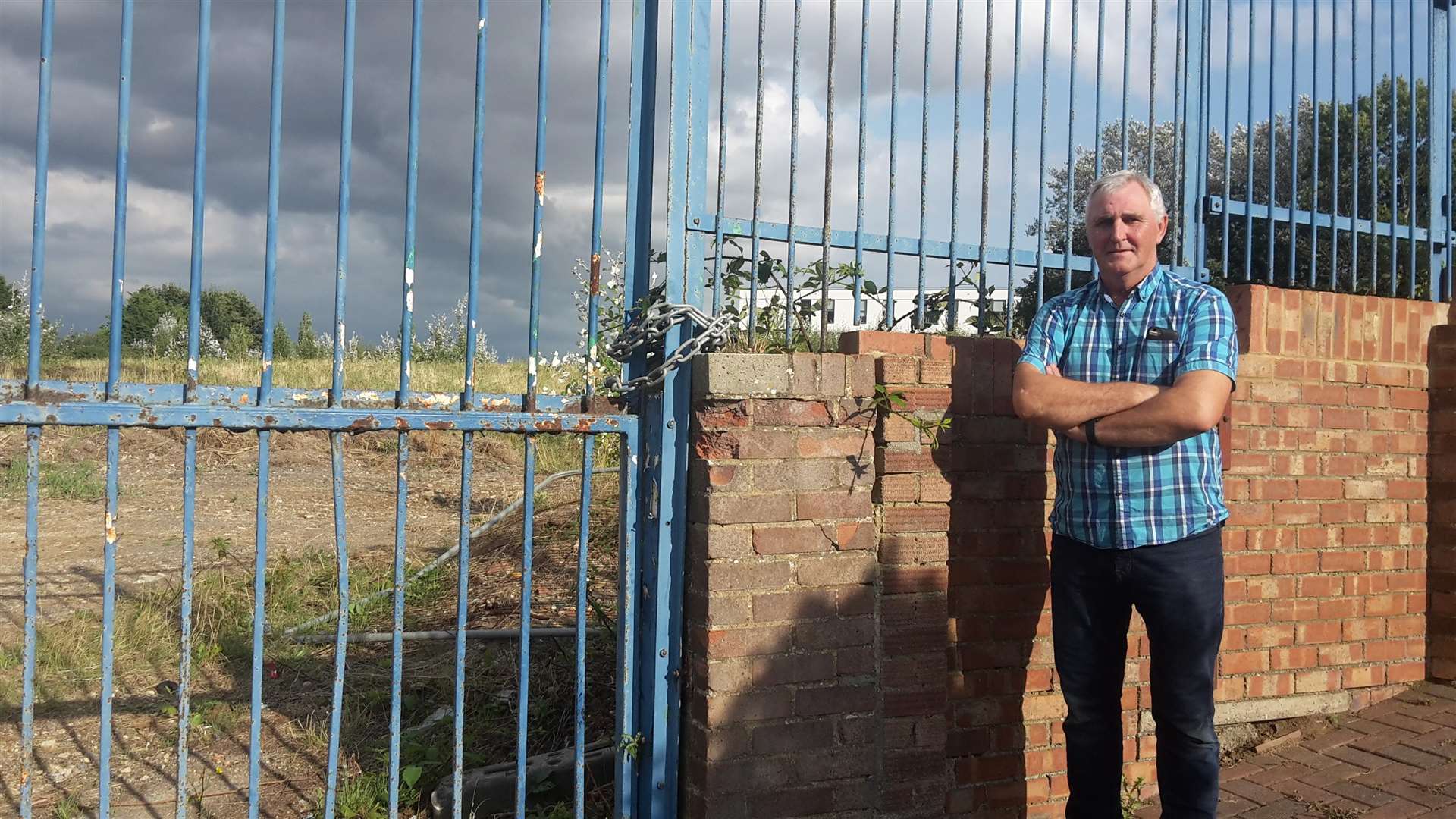 Richard Higgins, of Admirals Walk, Halfway, is anti new housing which would turn the cul-de-sac he has lived in for 38 years into a through road (3575304)
