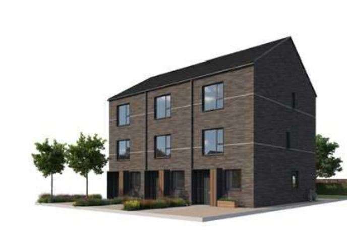 How the new homes at the former offices of Saga at Cheriton Parc could look, according to the Hollaway Studio designs
