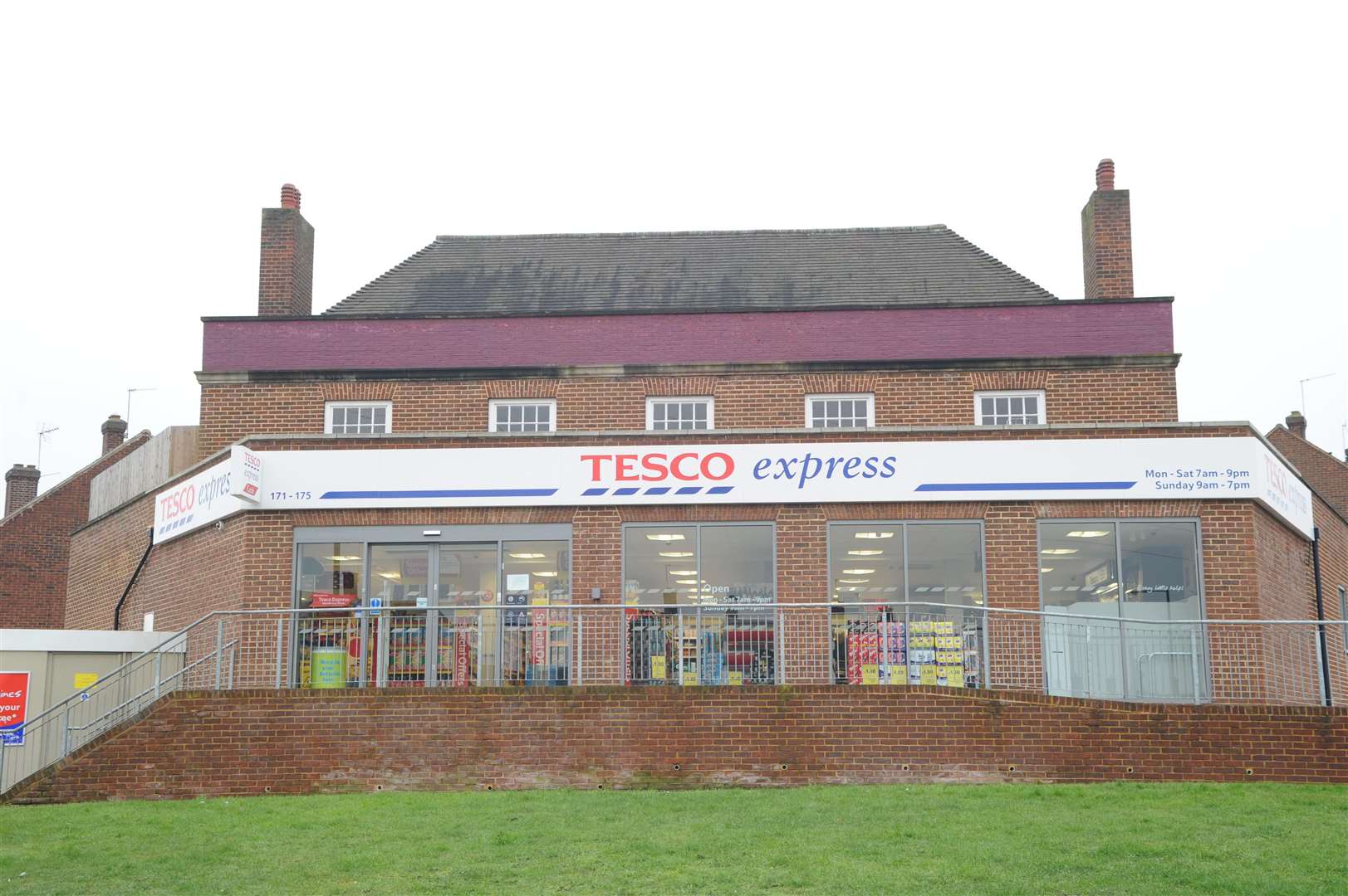 The incident happened near the Tesco in Temple Hill.
