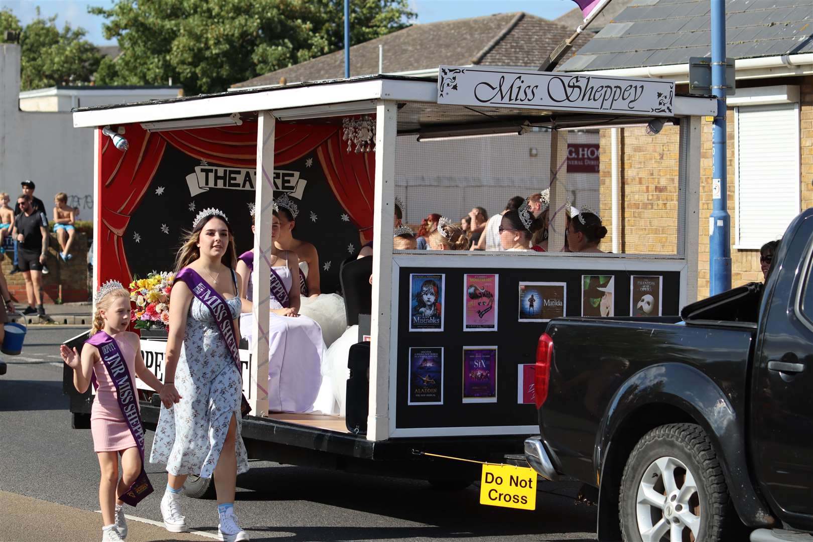 The Miss Sheppey and her court at the Sheppey summer carnival in Sheerness