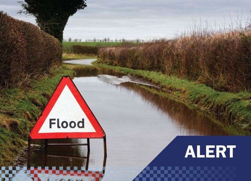 Flood alerts have been issued for parts of the county