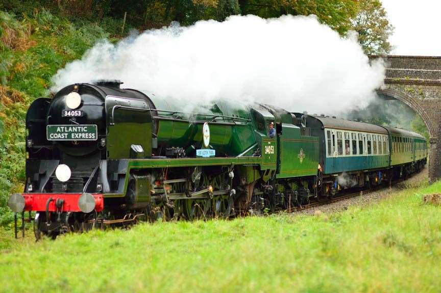 Travel on a real steam train with Little Red Riding Hood. Picture: Spa Valley Railway