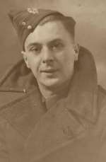 D-Day veteran Ernie Barnes as he looked in 1944
