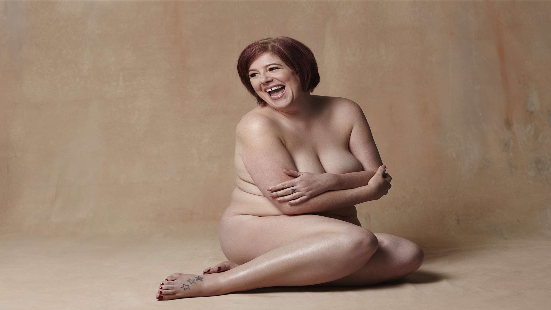 Weight Watchers' slimmer Nicola Weston took part in a naked photosh...
