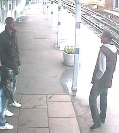 The brothers caught on CCTV