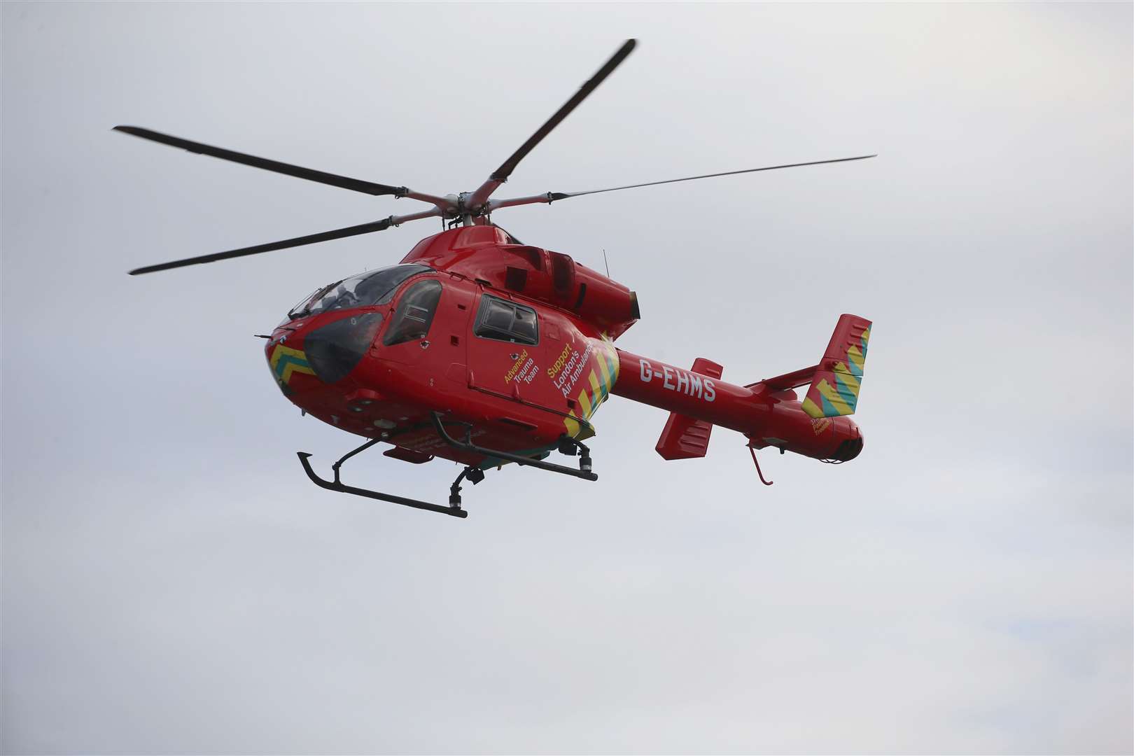 The London air ambulance attended (Ian Vogler/Daily Mirror)