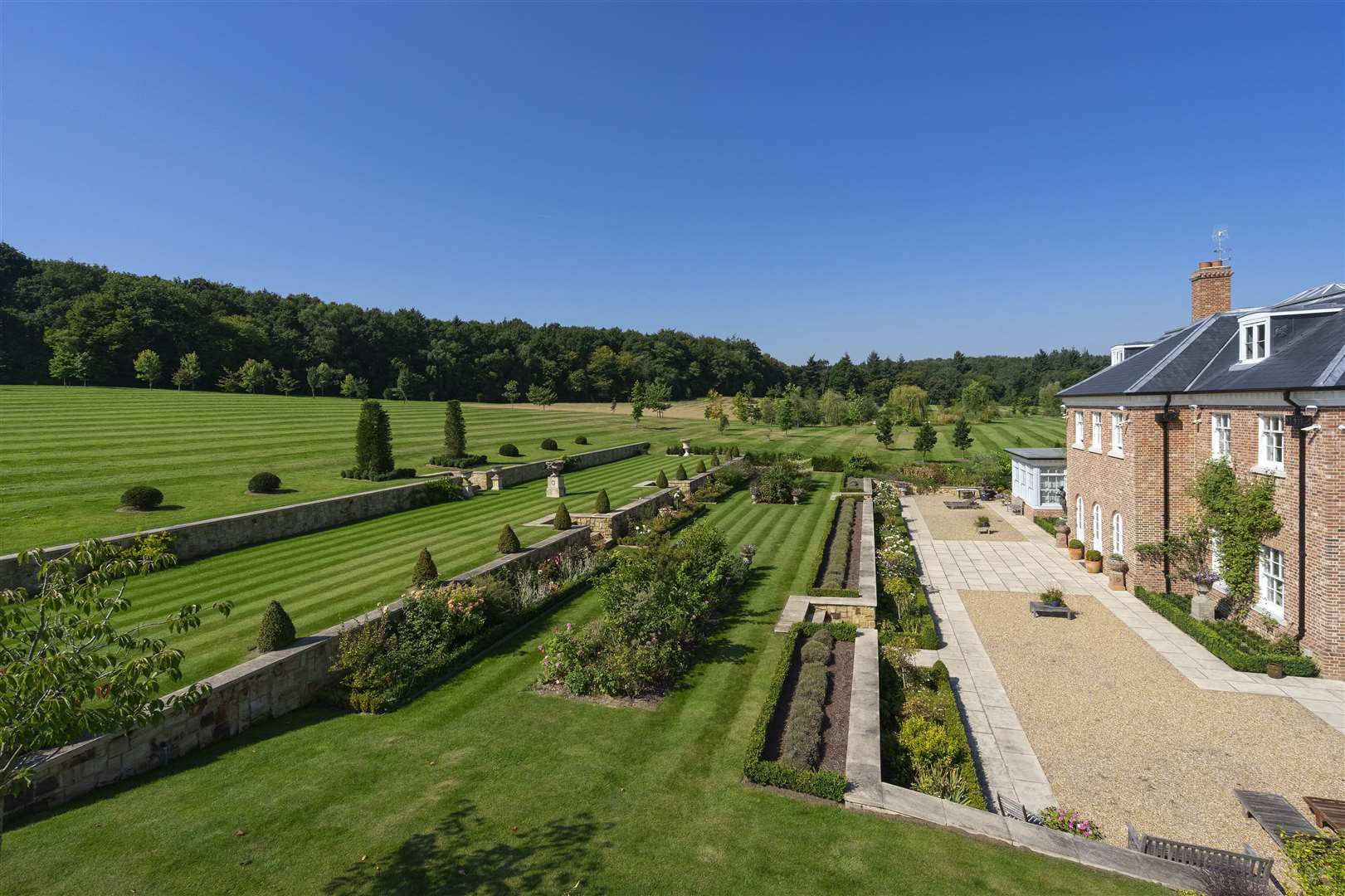 Hookwood Farm comes with beautifully manicured gardens and grounds