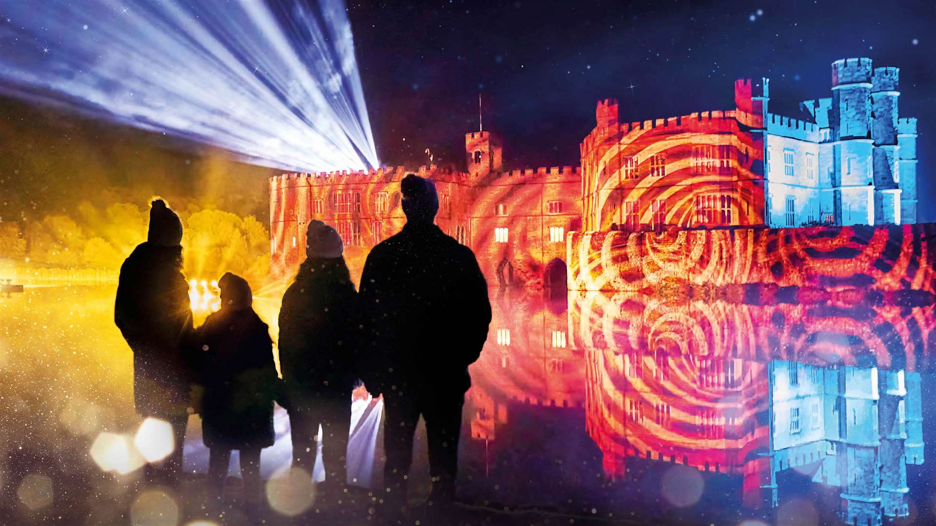 The Christmas Lights at Leeds Castle trail returns for 2023. Picture: We Are Destination