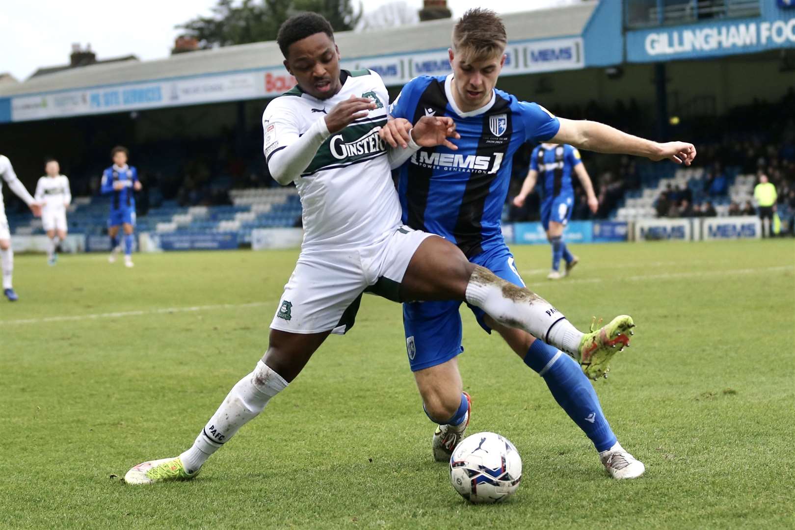 Jack Tucker in action for Gillingham. He's been offered a new contract but is expected to have interest from elsewhere Picture: KPI