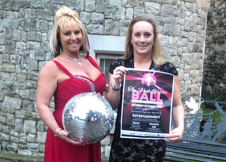 Kerry Banks and Jo Allen will host a The Pink Glitter Ball for Breast Cancer Now